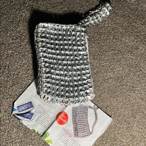 Silver Pull Tab Handbag